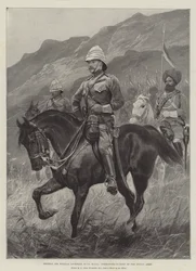 Generál Sir William Lockhart, KCB, KCSI, vrchní velitel indické armády